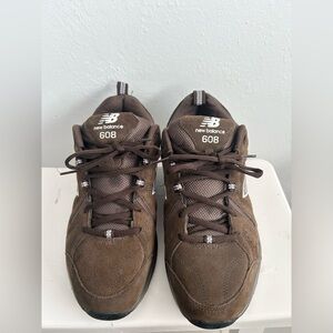 New Balance 608v5 Men's Training Sneakers Chocolate Athletic Shoes